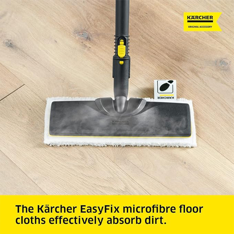 Microfibre Floor Set for Floor Nozzle EasyFix for Steam Cleaners (EasyFix Models)